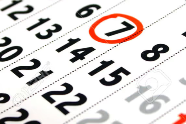 Calendrier d'activités